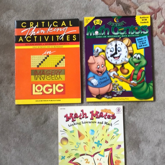 Math resource books bundle for teachers & parents - Picture 1 of 5